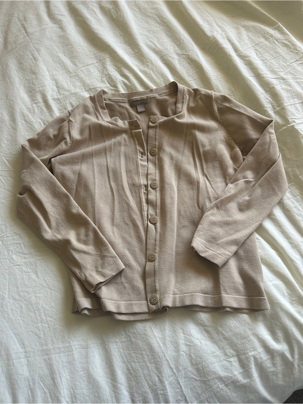 White Stag Beige/Tan Knit Sweater Top